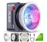 Godox ML40R Éclairage vidéo LED RGB, Lampe de Studio Portable Full-Color, éclairage Photo 1800-10000K, Couleur réglable avec 14 Effets, Lampe compacte pour Photographie et Youtube, Vlog, TikTok