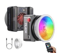 Godox ML40R Lampe vidéo LED RVB Full Color 60 W 1800 K-10 000 K, CRI≈95, batterie intégrée de 4800 mAh, 14 effets FX, dos magnétique, contrôle par application pour streaming/éclairage créatif