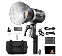 Godox ML60Bi Lumière de Remplissage Portable à Double température de Couleur pour extérieur Courte vidéo LED Photographie Lumière Contrôle par Application Portable Streaming en Direct Interview
