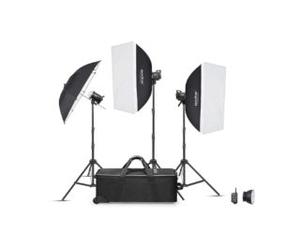 Godox MS200V-D kit 3 torches flash 200Ws