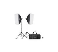GODOX MS300V-F Kit de 2 Flash de Studio (avec Supports, Softbox et Sa