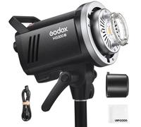 Godox MS300V LED Studio Flash 300W, 2.4G Wireless 5800K LED Light 0.1-1.3S Recycle Time Bowens Mount with LEDModeling Lamp, Outstanding Power Output Stability Monolight for Studio Photography