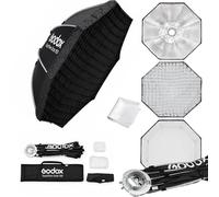 Godox Octabox ultra large de 150 cm avec grille en nid d'abeille et support Bowens, boîte à lumière octogonale professionnelle avec libération rapide pour une lumière ultra douce, parfaite pour les