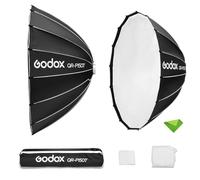 Godox QR-P150T 150 cm/59 Pouces boîte à lumière parabolique, boîtes à lumière à Montage Bowens diffuseur de lumière à dégagement Rapide pour la Diffusion en Direct dans de Petits endroits