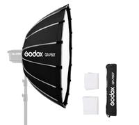 Godox QR-P150T 150cm/59inch Grand Angle Softbox Parabolique Quick Release Softbox Photography Studio Silver Wide Angle Soft Box pour Bowens Mount MonoLight et Flash pour GODOX SK400 pour Neewer