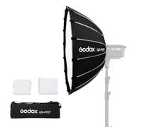 Godox QR-P70T 70cm/27.5inch Grand Angle Softbox Parabolique Quick Release Softbox Photography Studio Silver Wide Angle Soft Box pour Bowens Mount MonoLight et Flash pour GODOX SK400 pour Neewer