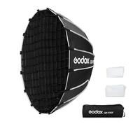Godox QR-P70T Boîte à lumière parabolique à dégagement rapide avec grille en nid d'abeille, support Bowens avec diffuseur avant et intérieur pour Godox SL60W SL60IID SL100D LA150R LA300Bi MS200-V