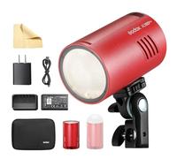 GODOX Red AD100Pro Kit de lumières stroboscopiques de poche pour studio photo 100 W tête ronde TTL HSS léger, portable, flash de modélisation + diffuseur