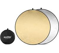 GODOX Réflecteur de lumière 2 en 1 pliable avec sac de transport, ensemble de réflecteur de photographie et diffuseur de lumière pour studio (60 cm) …