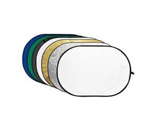 Godox reflectieschermen 7-in-1 goud, zilver, zwart, wit, doorschijnend, blauw, groen - 150x200cm