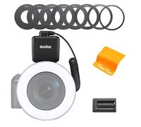 Godox RING72 Macro Led Light Video Lampe Flexible 360 ° Température De Couleur Rotatif 5600k, CRI 96+, Legler Led Avec Un Anneau D'adaptateur De 49 Mm-77 Mm Pour Les Vidéos De Vidéos Objets Portrait