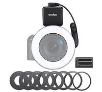 GODOX RING72 Macro LED Video Light Professional Photography Fill Light 72PCS LED Perle 5600K 10 Niveaux de Luminosité Réglable Anneau Adaptateur 49mm-77mm