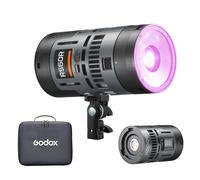 Godox RS60R Lampe Vidéo LED RVB 60 W Accessoire Photographie Ring Light Professionnel CCT 1800 K-10000 K Contrôle par Application Intégrée Prise en Charge RDM DMX CRI 95+