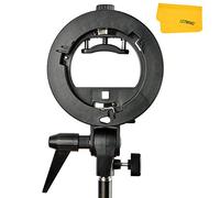 Godox S-Type PRO Support de flash (Monture Bowens) pour Speedlite Snoot Softbox Flash