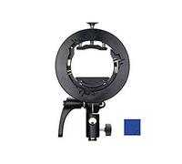 Godox S2 Bowens Support - Adaptateur pour Flash Speedlite et Accessoires Type S de Bowens - Compatible avec V1, AD200Pro, V860II, TT685, TT350