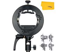 Godox S2 Bowens Support de Flash pour Godox AD200 Pro II AD400Pro AD300Pro, V1 V1Pro V100 Série, V860II, V860III, TT685II, TT350, TT600, Grande Poignée, Contrôle Précis de l'inclinaison