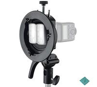 Godox S2 Support de fixation Bowens pour Godox V1 série V860II série TT350 série AD400Pro AD200Pro Speedlite Flash pour Bowens Mount Flash Snoot Softbox Réflecteur Beauté Dish