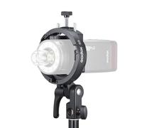 Godox S3 Speedlite Support avec poignée réglable Bowens | Pour Godox V1pro V100 AD200Pro II, etc. Flash à tête ronde série et AD300 V860III TT350 Series Speedlite