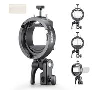 Godox S3 Support Bowens Monture, Bracket Bowens de Flash pour Godox V1, V1Pro, V480, V860III, TT685II, TT600, TT350, AD100 Pro, AD200 Pro, AD300 Pro, S-Type Support de Flash