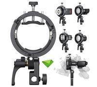 Godox S3 Support de Flash Bowens Monture ( ) | pour Godox V1 V1Pro V100 V860III TT685II TT600 TT350 V480 AD300Pro AD200Pro AD100Pro, Baïonnette Bowens et Sabot Froid
