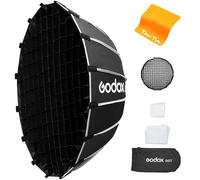 GODOX S65T Boîte à lumière 65 cm avec grille, parapluie à fermeture rapide, support Bowen standard, pliable et amovible pour studio Speedlite Monolight