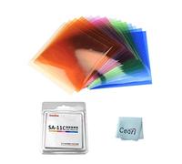 Godox SA-11C Lot de 32 gels à Effet de Couleur pour Lampe LED Godox S30 16 Couleurs