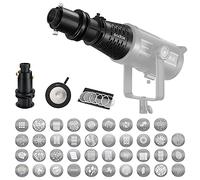 Godox SA-17 Kit avec SA-06, SA-05, SA-P Snoot Optique Bowens Conique Cylindre Focalisateur pour Raccord de Projection Compatible avec tous les Montages