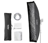 GODOX SB-FW Boîte à lumière rectangulaire avec grille en nid d'abeille pour flash stroboscopique 35 x 160 cm