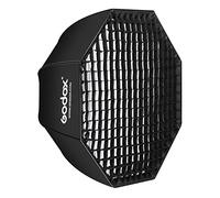 Godox SB-UE Bowens Boîte à lumière octogonale avec grille en nid d'abeille | Boîte à lumière pour flash Speedlight Studio Photographie Enregistrement Vidéo Streaming Eclairage Compatible avec Aputure