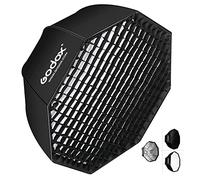 Godox SB-UE Parapluie octogonal Softbox 120 cm, réflecteur parapluie Bowens avec grille nid d'abeille pour flash de photographie, Speedlite Studio