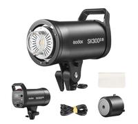 Godox SK300III-V Flash de Studio 300Ws, LED Lampe Modéling 10W 5700K, GN58, Temps Recyclage 0,1-1,5s, Écran LCD Amélioré, 2,4G sans Fil, Monture Bowens