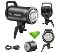 Godox SK300IIIV SK300III-V Kit Flash Studio 300Ws 2.4G, Lampe Modélisable LED 10W, Système sans Fil Godox X Intégré, Monture Bowens, Déclencheur pour Photo Studio, Portrait, Mode 110-120V