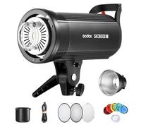 GODOX SK300IIV Lampe flash de studio 300 Ws avec montage Bowens GN58, temps de recyclage 0,1-1,5S, système X 2,4 G, lampe de modélisation LED 10 W pour studio, tir, photographie