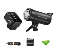 Godox SK400IIV 400Ws Strobe Studio Flash + Godox X3-C Trigger pour Canon, GN65 5600K 2.4G avec Lampe de modélisation LED Bowens Mount Monolight Strobe Light, etc.