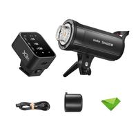 Godox SK400IIV 400Ws Strobe Studio Flash + Godox X3-F Trigger pour Fujifilm, GN65 5600K 2.4G avec Lampe de modélisation LED Bowens Mount Monolight Strobe Light pour Studio, etc.