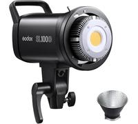 Godox SL100D Daylight LED Vidéo Lampe de Studio, Professionnel LED Lampe | 100W 5600K 32100 Lumens LED Projecteur Lumière Puissant, Bluetooth APP Contrôle et 8 FX Effects Photo Lampe Monture Bowens