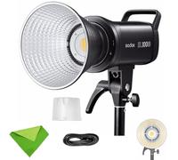 GODOX SL100D Éclairage Vidéo LED,100W,5600K,32100 Lux à 1m,IRC 96+,TLCI 97+,Monture Bowens éclairage Continu,8 Effets Spéciaux,Luminosité Réglable de 0-100%,1,6kg,Multiples Méthodes de Contrôle