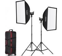 Godox SL100D Kit - Eclairage LED Kit Daylight (2xSL100D & Accessories)