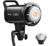 Godox SL100D LED Lampe Studio avec Godox RC-A6 Télécommande, 100W LED Vidéo Lampe 32 100 Lumens 5600K CRI 96+ Daylight Studio LED Light, LED Continue Lampe avec Bowens Mount