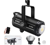 Godox SL150III LED Vidéo Lampe avec télécommande RC-A6, 160W 73600Lux CRI 96+ Studio LED Light avec 8 FX Effects, Contrôle APP Bluetooth, Projecteur Puissant Ultra Silencieuse pour Photographie