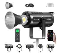 GODOX SL200IIIBi Éclairage continu LED monolight Bicolore 160 W/210 W/330 W 2800-6500 K 80 400 lux pour Production de Studio et de cinéma TV