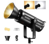 Godox SL300III Lampe LED bicolore bicolore 330 W 2800-6500 K 117 000 lux @ 1 m, 5600 K, avec réflecteur 6 diffuseurs de couleurs pour studio et cinéma, production TV, photographie de tir (330 W-Bi)