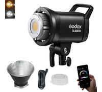 GODOX SL60IIBi Lampe vidéo LED Bicolore,2800-6500k dimmable LED Studio Light,cri96+ tlci97+,25100 Lux, preset 11 Effets FX,Bowens Mount LED Luce continua per la registrazione vidéo