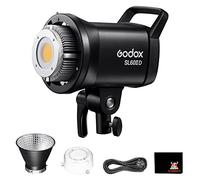 Godox SL60IID 70W LED Lumière Vidéo Continue, Bowens Mount 18600Lux@5600K@1m, CRI96 TLCI97, Réglage luminosité 0%-100%, Contrôle APP, Convient pour Interviews, Portraits, Nature Morte, Prise Vidéo