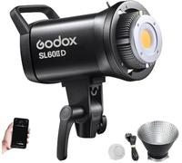 Godox SL60IID Daylight LED Vidéo Lampe de Studio, Projecteur Professionnel | 70W 5600K 18600 Lumens LED Continuous Light, Bluetooth Contrôle et 8 FX Effects Spot Lumière avec Bowens Mount