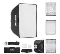 GODOX Softbox 45×60cm EazyFlow Rectangulaire Softbox avec Grille