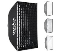 Godox Softbox 60x90 cm avec Monture Bowens, UL-BOX-60x90 Soft Box Pliable à Déploiement Rapide avec Rectangulaire, Grille et Diffuseur, Compatible Godox/SMALLRIG/Neewer/Aputure