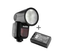 Godox Speedlite V1 Canon kit flash + batterie supplémentaire