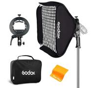 Godox Support de Montage S2 Bowens avec Grille nid d'abeille Pliable pour Boîte à Lumière 60 x 60 cm pour Godox V1 AD400Pro AD200Pro AD200 V860II TT685 TT600 TT350 Flash Speedlite