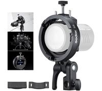 Godox Support S3 Speedlite pour Godox AD200Pro II, AD300Pro II, pour V1Pro /V100 tête ronde Speedlite, V860III / TT685II / V480 Series.